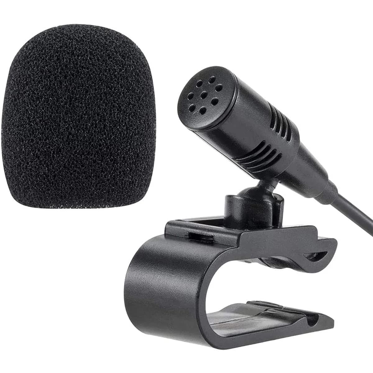 MICMXMO 3.5mm Car Microphone with 3m Cable | Omni-Directional for Clear Hands-Free Calls - main product image