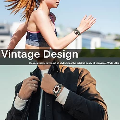 Miimall Apple Watch 49mm Ultra Case | Slim Hard PC Bumper for Ultra 2/3, Green thumbnail 7