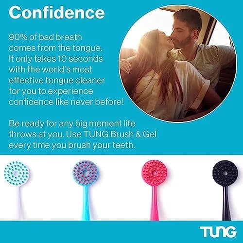 Peak Essentials The Original Tung Gel Fresh Mint Tongue Cleaner 2 x 3oz (85g) | Fights Bad Breath thumbnail 7