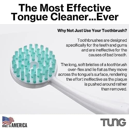 Peak Essentials The Original Tung Gel Fresh Mint Tongue Cleaner 2 x 3oz (85g) | Fights Bad Breath thumbnail 4