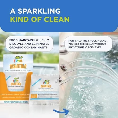 FROG Maintain Non-Chlorine Hot Tub Shock 1 Pack | Crystal Clear Water, Hassle-Free thumbnail 5
