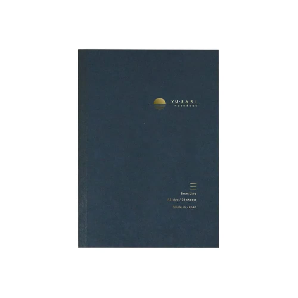 Nakabayashi NYN-A501-NU/COC Notebook for Fountain Pens, A5, 96 Sheets | Fast-Drying Yu-Sari Paper