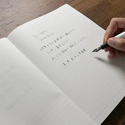 Nakabayashi NYN-A501-NU/COC Notebook for Fountain Pens, A5, 96 Sheets | Fast-Drying Yu-Sari Paper thumbnail 4