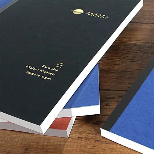 Nakabayashi NYN-A501-NU/COC Notebook for Fountain Pens, A5, 96 Sheets | Fast-Drying Yu-Sari Paper thumbnail 6