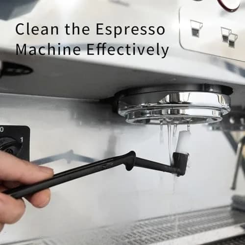 watchget Coffee Machine Cleaning Brush Set with Scoop, 2-Piece, 220mm Handle | Essential for Espresso Machine Maintenance thumbnail 3