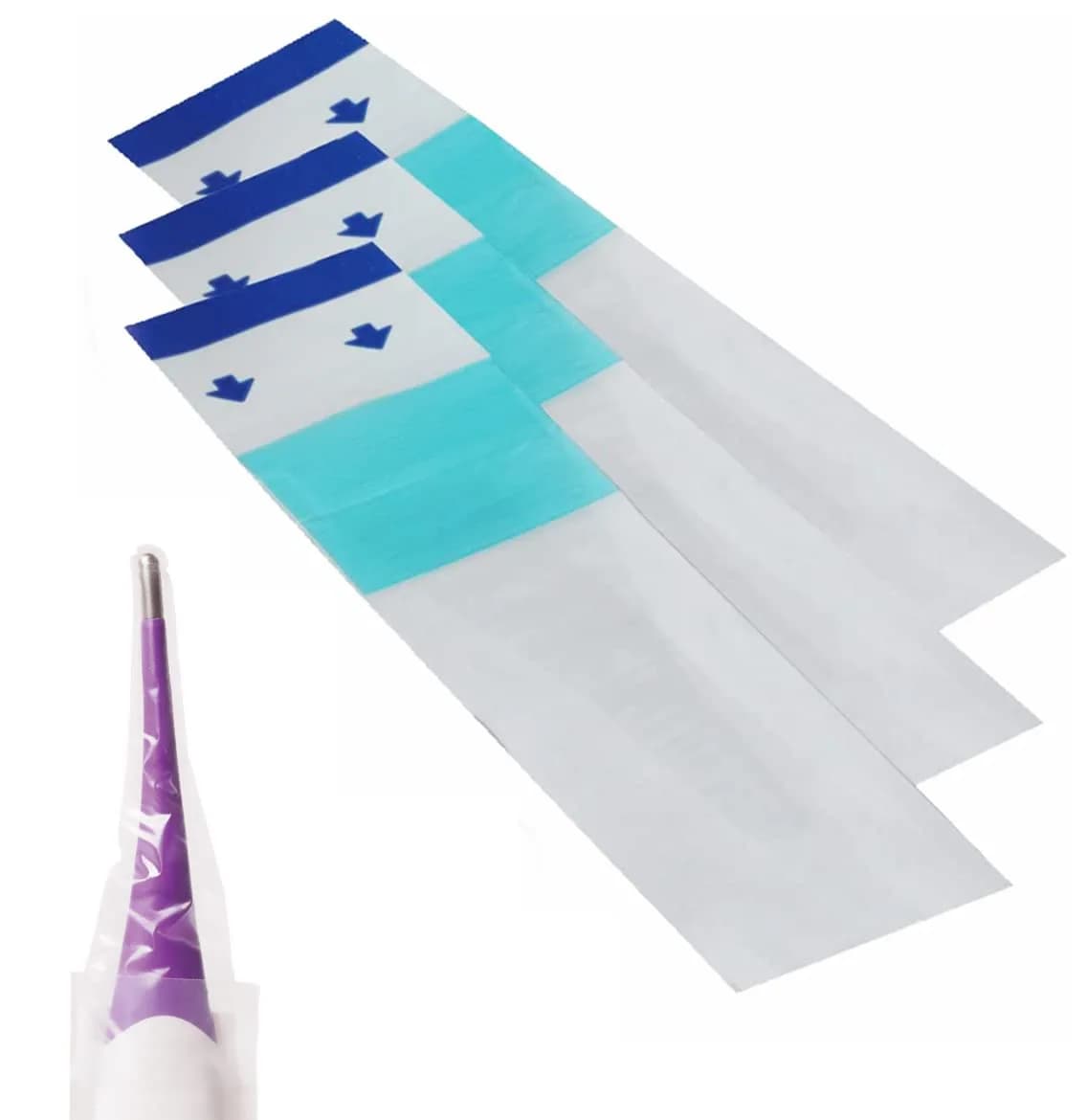 MABIS Disposable Probe Covers for Digital Thermometers, 500 Count | Reduce Germ Spread — VO