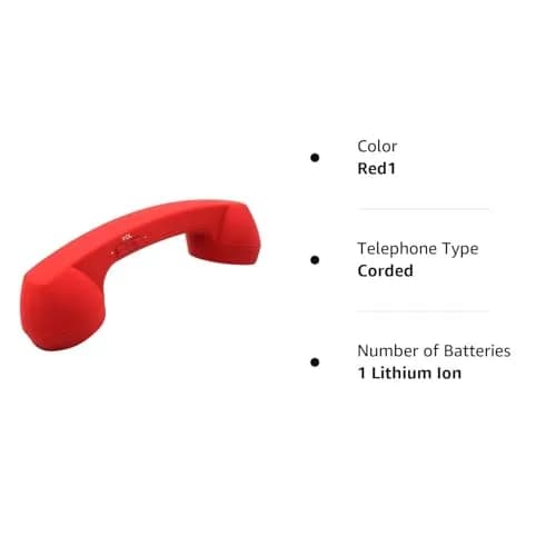 LIONSOUL Retro Bluetooth Handset E88C9D | 12 Hours Talk Time thumbnail 12