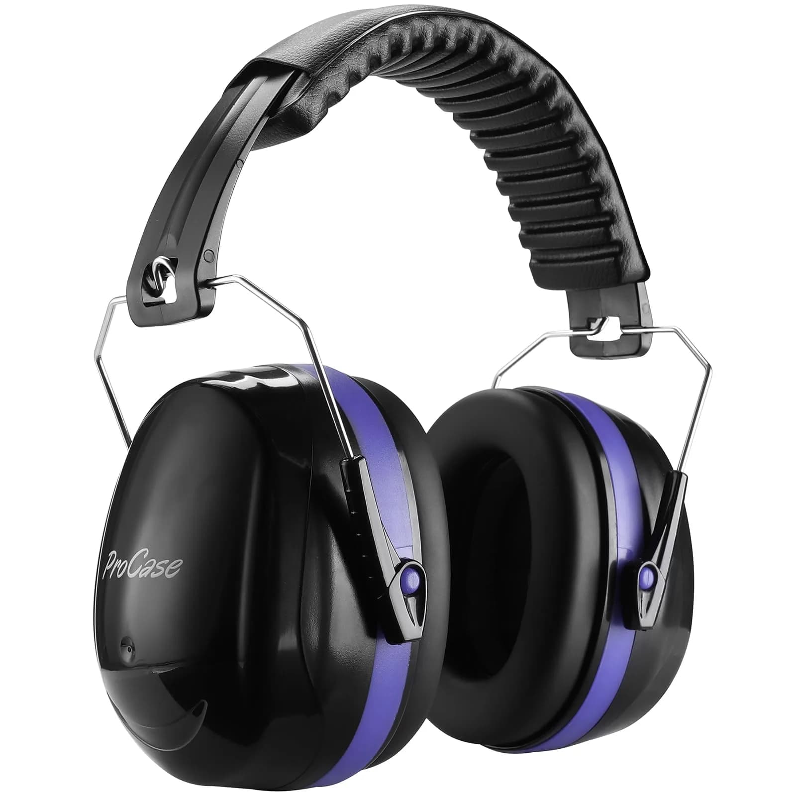 ProCase NRR 32dB Safety Earmuffs, Hearing Protection for Adults & Kids | ANSI Certified Noise Reduction — Blue