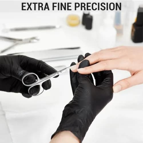 ZIZZLON Cuticle Scissors Extra Fine Curved Stainless Steel Eyebrow Scissors 20mm (0.79 inch) | Precision Grooming Tool for Manicure thumbnail 6