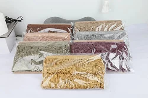 Fenghuangwu 5 Yard Rayon Curtain Bullion Fringe Trim | Elegant Embellishment for Sewing & DIY thumbnail 3