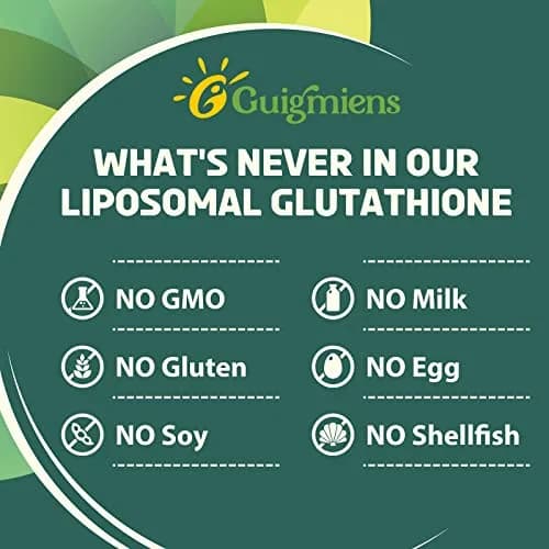 Guigmiens Liposomal Glutathione 2000 MG | Antioxidant Support for Bright Skin thumbnail 5