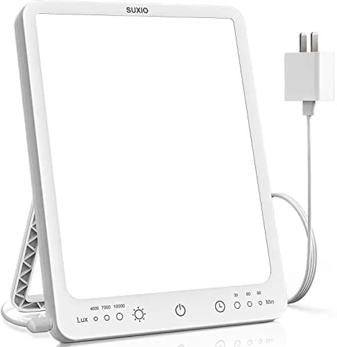 SUXIO Light Therapy Lamp 10000 Lux | 5500K Daylight White thumbnail 1
