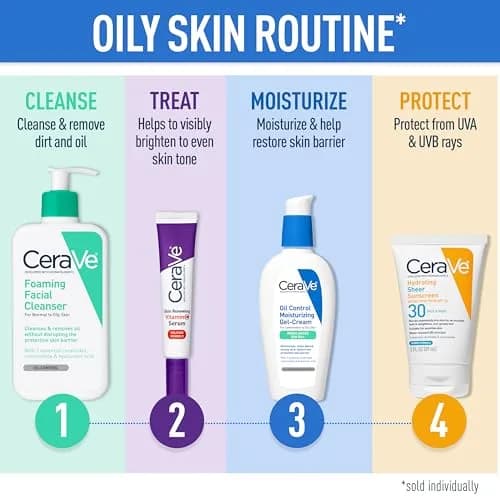 CeraVe Hydrating Sheer Sunscreen SPF 30 with Hyaluronic Acid, 89ml (3 Fl Oz) | Hybrid Formula with Zinc Oxide & Ceramides thumbnail 7