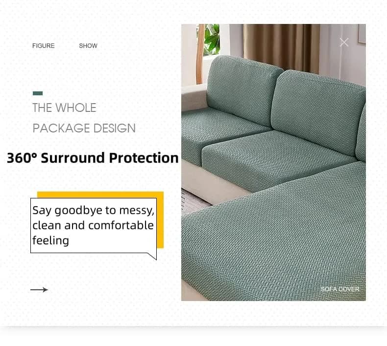 Jonuiony Universal Sofa Slipcover 2024 Wear-Resistant High Stretch Furniture Protector (Yellow, Large 1 Seat) | Full Sofa Coverage thumbnail 9