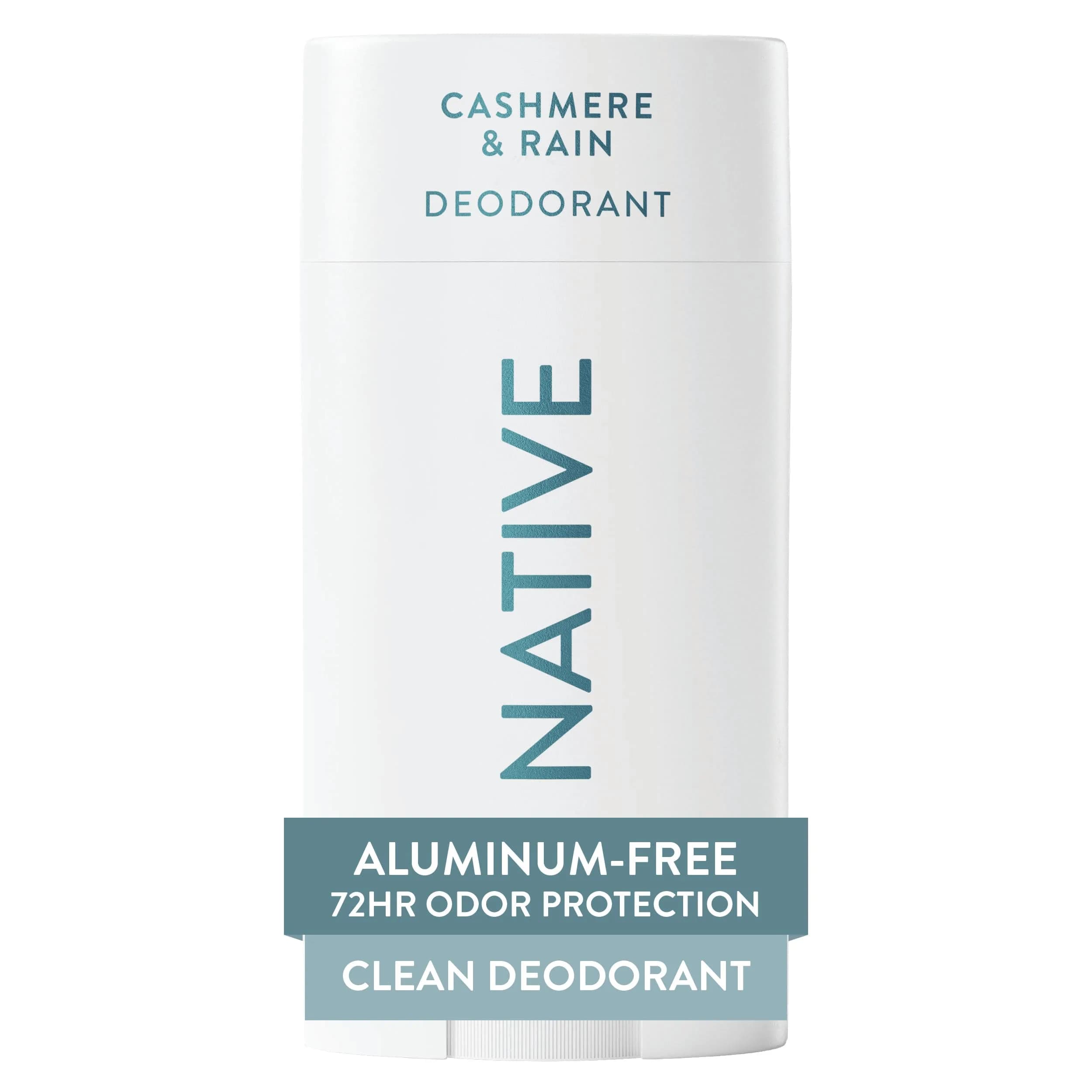 Native Cashmere & Rain Deodorant 78ml (2.65 oz) | 72-Hour Odor Control