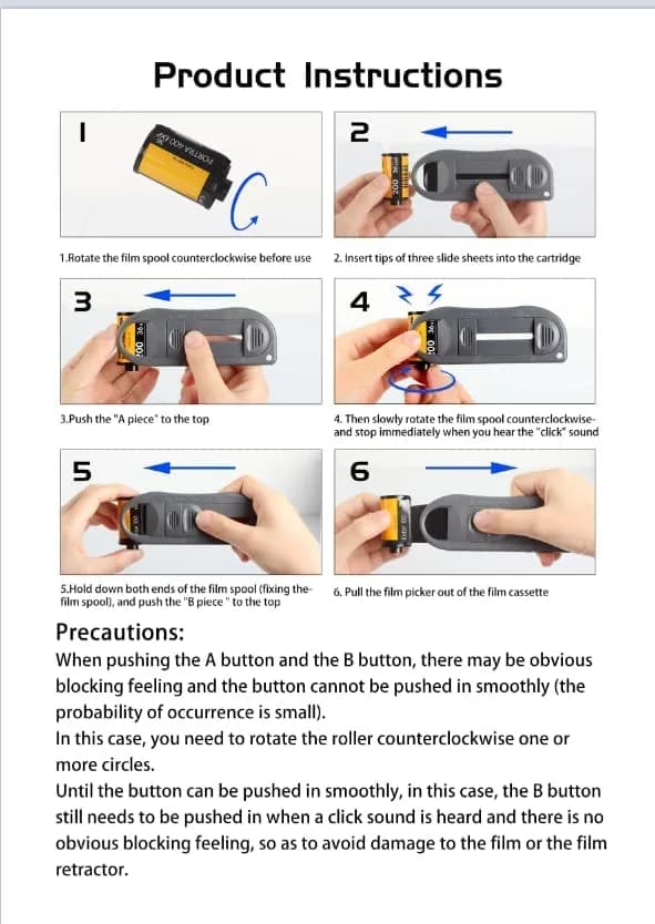 eTone Film Picker 35mm Roll Film Extractor | Easy to Use, Save Money, Support Film Handling thumbnail 4