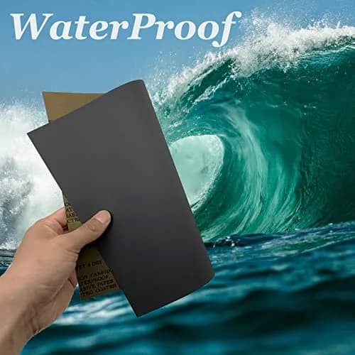 AutKerige 30PCS Sanding Sheets 9 x 11 Inch | Assorted Grit 400-2000 Silicon Carbide Wet Dry Sandpaper for Wood Metal Ceramic Auto Polishing thumbnail 4