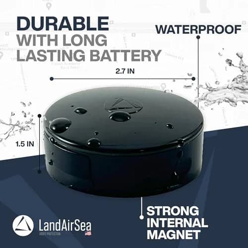 LandAirSea Overdrive GPS Tracker — Extended Battery, Waterproof, Magnetic | Real-Time Asset Tracking thumbnail 3