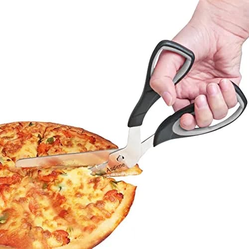 Asdirne Pizza Scissors 10.3" | Ultra Sharp Detachable Blade & Ergonomic Grip thumbnail 2