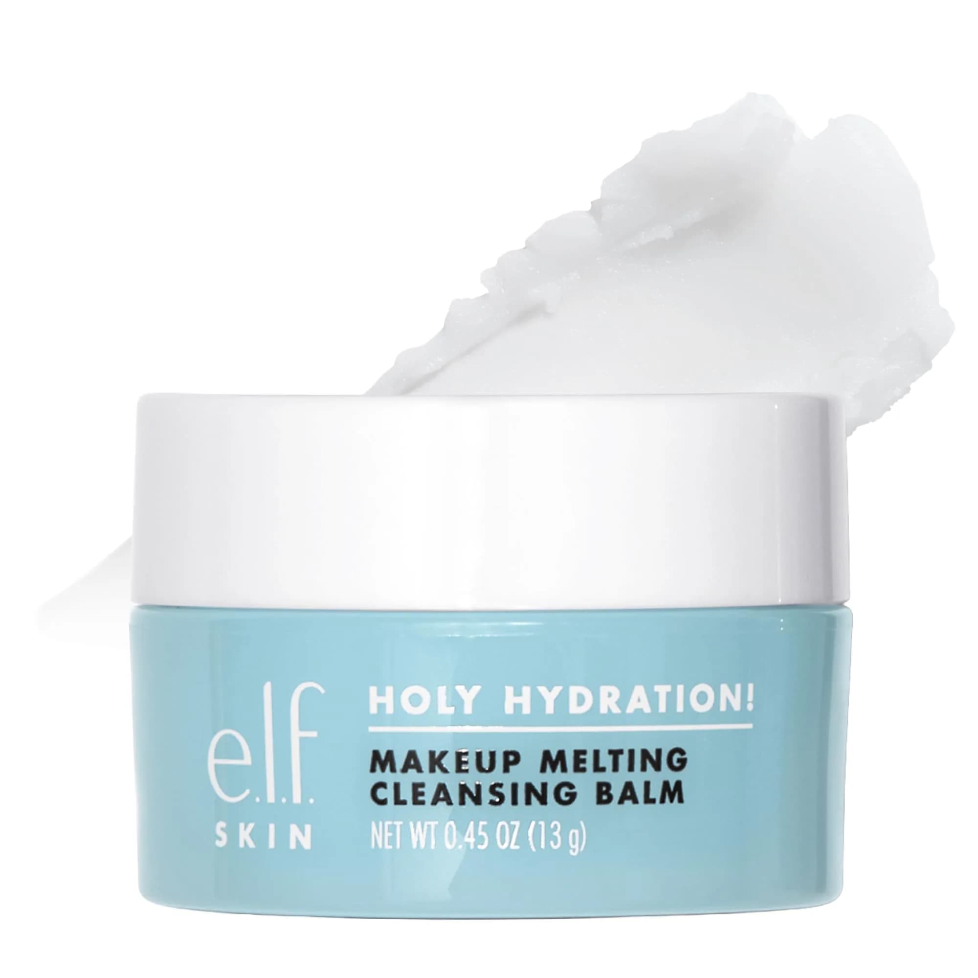 e.l.f. SKIN Mini Holy Hydration Makeup Melting Cleansing Balm 110ml (0.45 Oz) | Melts Makeup & Hydrates Skin - main product image