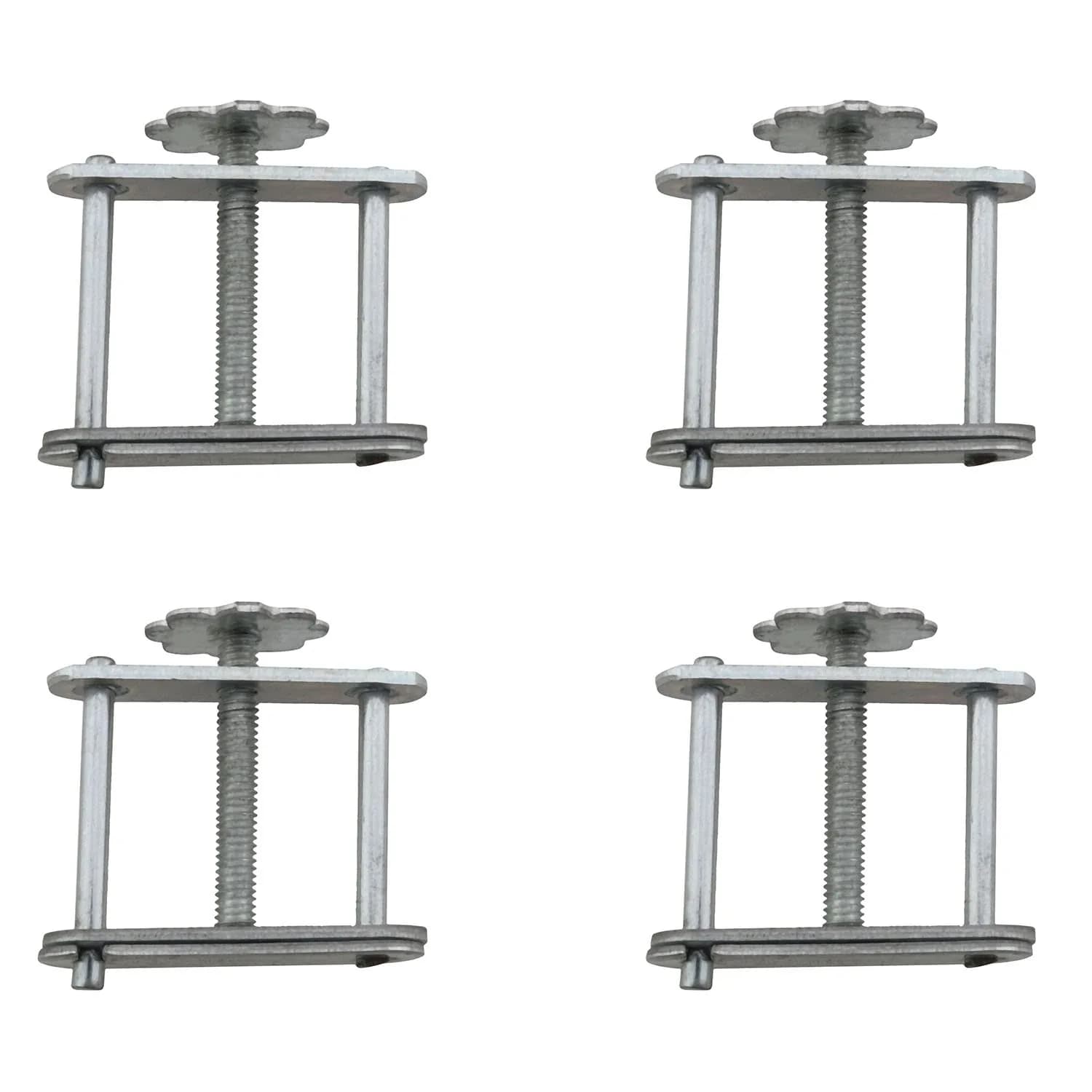 ZZHXSM Flow Control Pipe Clamps 4 pcs (6.6cm x 9.7cm x 3cm) | Iron-Plated, Swivel Screw Compressor - main product image