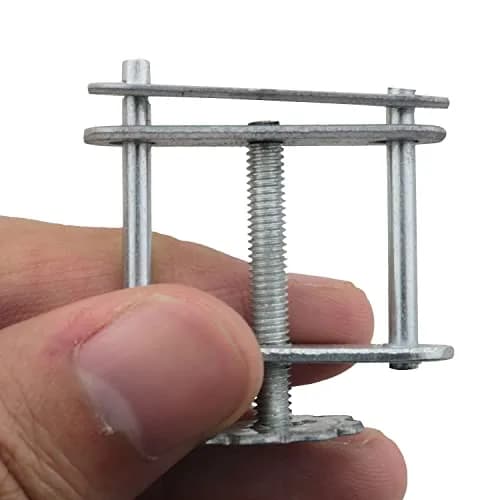 ZZHXSM Flow Control Pipe Clamps 4 pcs (6.6cm x 9.7cm x 3cm) | Iron-Plated, Swivel Screw Compressor thumbnail 4