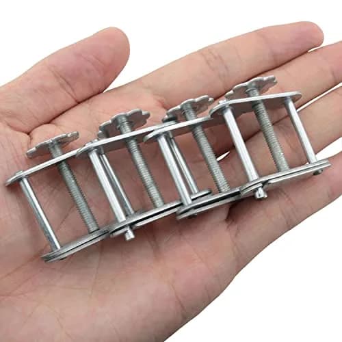 ZZHXSM Flow Control Pipe Clamps 4 pcs (6.6cm x 9.7cm x 3cm) | Iron-Plated, Swivel Screw Compressor thumbnail 5