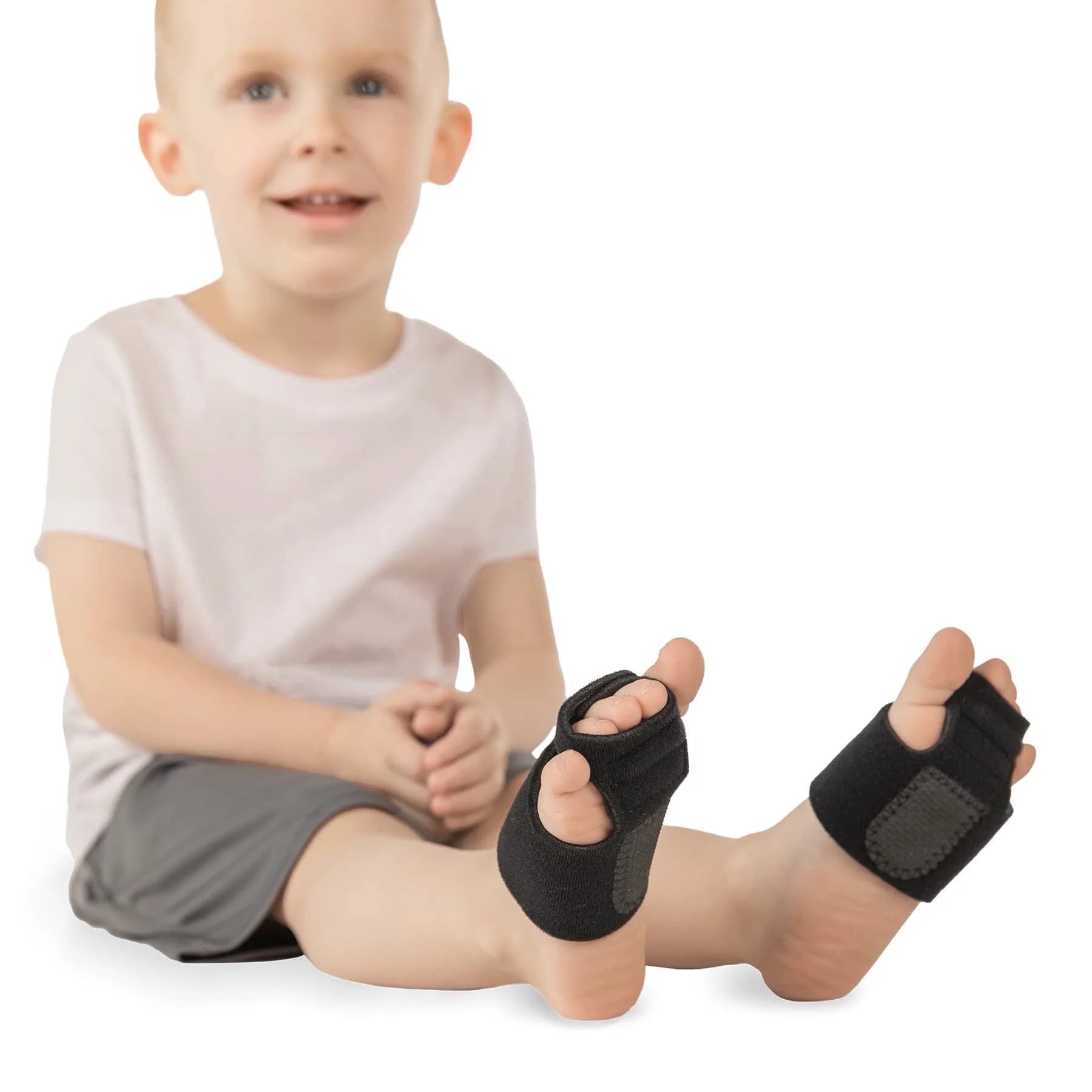 BraceAbility Toe Walking Braces for Kids - Pediatric Foot Supports for Tip Toe Walking, Cerebral Palsy, Autism, ADHD, Aspergers (XS - Pair) | Adjustable & Breathable — Large