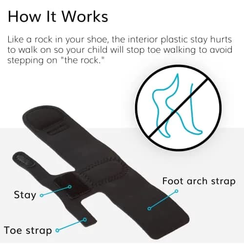 BraceAbility Toe Walking Braces for Kids - Pediatric Foot Supports for Tip Toe Walking, Cerebral Palsy, Autism, ADHD, Aspergers (XS - Pair) | Adjustable & Breathable thumbnail 4