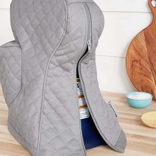 KitchenAid Fitted Tilt-Head Stand Mixer Cover Grey 36.6cm x 45.7cm x 25.4cm | Protects Mixer from Dust & Scratches thumbnail 5
