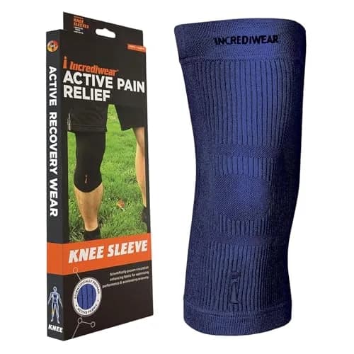 Incrediwear Knee Sleeve – Knee Braces for Knee Pain, Joint Pain Relief, Swelling, Inflammation Relief, and Circulation, Knee Support for Women and Men (Navy, X-Large) thumbnail 1