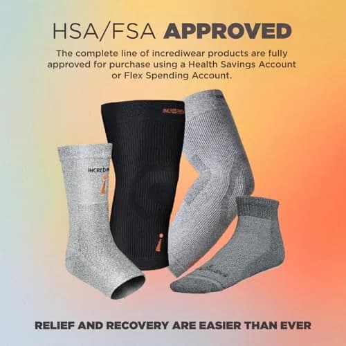 Incrediwear Knee Sleeve – Knee Braces for Knee Pain, Joint Pain Relief, Swelling, Inflammation Relief, and Circulation, Knee Support for Women and Men (Navy, X-Large) thumbnail 6