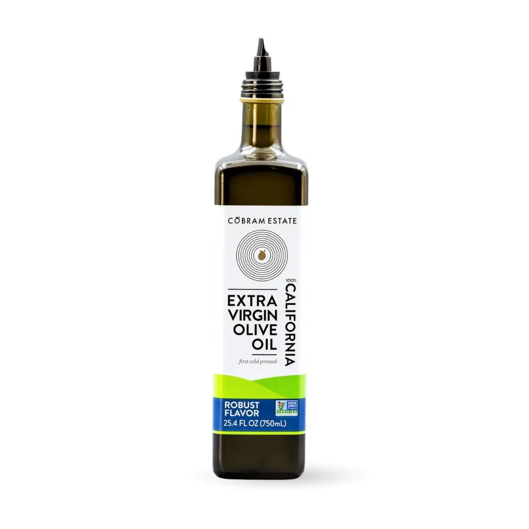 Cobram Estate Mild 100% California Extra Virgin Olive Oil 375ml | Cold Pressed, Non-GMO, Keto Friendly — California Robust / 25.4 Fl Oz