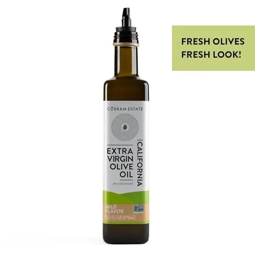 Cobram Estate Mild 100% California Extra Virgin Olive Oil 375ml | Cold Pressed, Non-GMO, Keto Friendly thumbnail 5