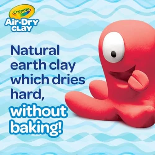 Crayola Air Dry Clay, Classic Colors, 10 lb (4.54 kg) Bulk Set | Non-Toxic Modeling Clay for Kids thumbnail 2