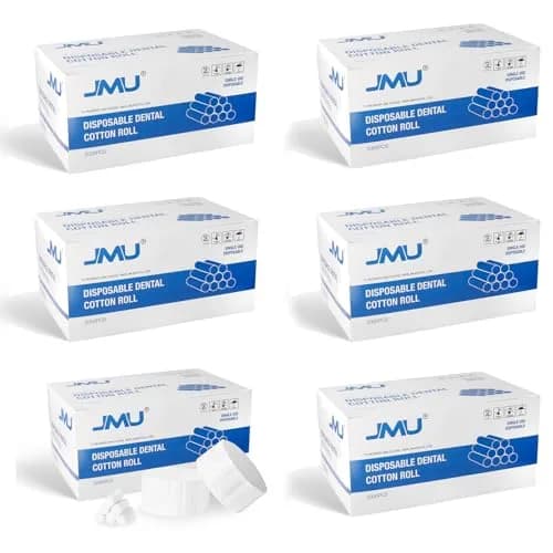 JMU Dental Cotton Rolls 12000 Pcs, 1.5'' Nosebleed Plugs | High Absorbency, Professional Use thumbnail 1