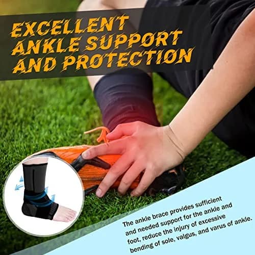 Tarpop Kids Ankle Brace Compression Support X-Small | Adjustable, Breathable & Supportive for Active Kids thumbnail 5