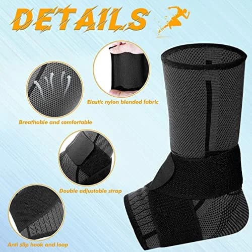 Tarpop Kids Ankle Brace Compression Support X-Small | Adjustable, Breathable & Supportive for Active Kids thumbnail 3