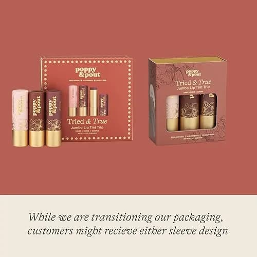 Poppy & Pout Coconut Lip Color | Natural Lip Tints with Beeswax & Vitamin E (85ml) thumbnail 2