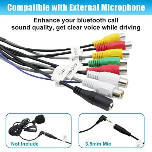 Fiegromech Android Car Stereo RCA Adapter 20Pin Connector | Compatible with Most Android Car Radios thumbnail 7