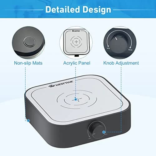 WEST TUNE Magnetic Stirrer Mixer 3000ml Capacity 3000rpm Speed | Brushless DC Motor Lab Stir Plate with Stir Bar thumbnail 2