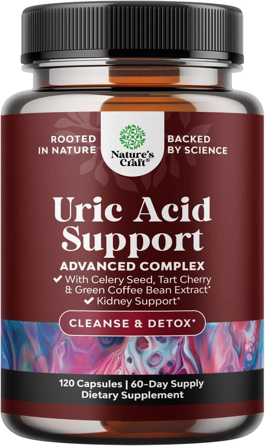 Natures Craft Uric Acid Support with Green Coffee Beans Extract