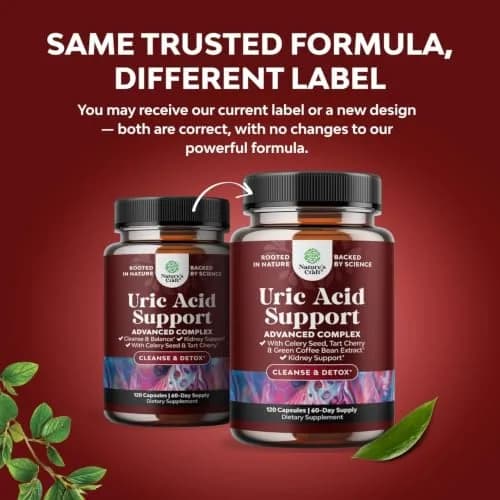 Natures Craft Uric Acid Support with Green Coffee Beans Extract thumbnail 2