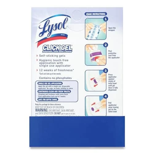 Lysol Automatic Toilet Bowl Cleaner Lavender 24 Count (Pack of 4) | Cleans & Freshens with Every Flush thumbnail 2