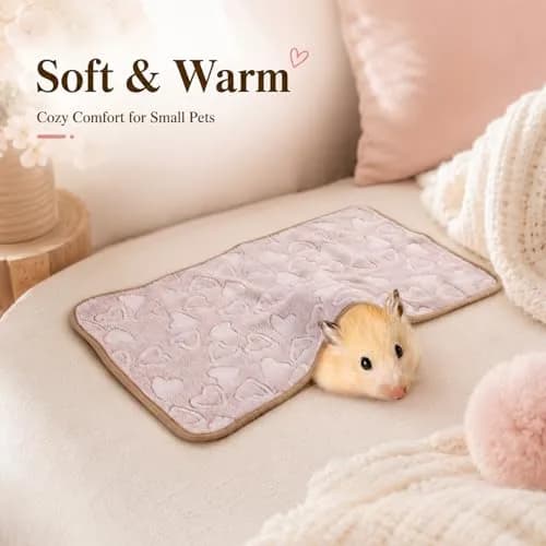 Grddaef Fleece Guinea Pig Blankets 6 Pieces Waterproof Washable Small Animal Cage Liners 60 x 40 cm (23.6 x 15.7 Inch) thumbnail 4