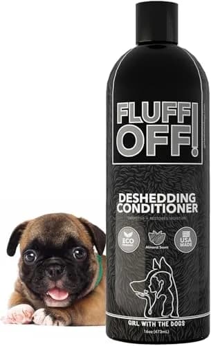 Girl With The Dogs Fluff Off! Deshedding Conditioner 16oz | Reduces Shedding & Deeply Conditions thumbnail 1