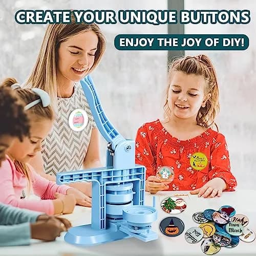 MK.Bear Button Maker Machine Multiple Sizes 25mm, 32mm & 58mm | DIY Badge Press Kit for Crafts thumbnail 6