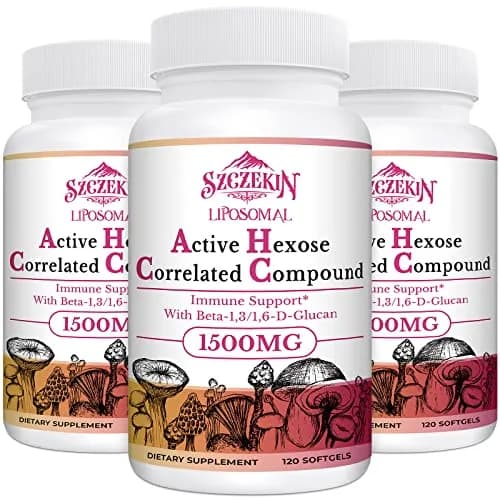 SZCZEKIN 1500mg Liposomal Active Hexose Correlated Supplement 120 Count | Advanced Immune Support thumbnail 1