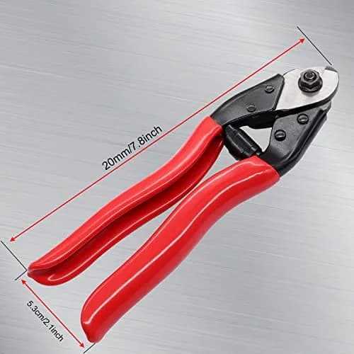 weideer Cable Cutter Up to 5/32" | Heavy Duty Wire Ropes DIY Projects thumbnail 6