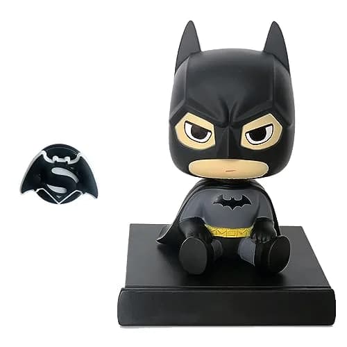 ITUBLE Cartoon Bobblehead Car Dashboard Decor 1 Count | Cute Anime Car Accessory with Phone Holder thumbnail 1